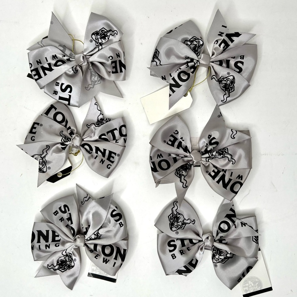 Stone Brewing Bows with Gift Tags (set of 6)